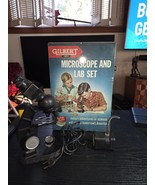 Gilbert Microscope And Lab Set In Metal Box 13053 Vintage Light Works - $312.00 MXN