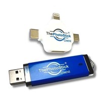 ThePhotoStick Omni 256GB -Effortless Photo and Video Backup for Apple, Android.. - £150.28 GBP