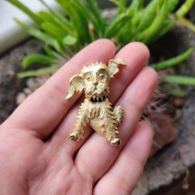 Vintage Gold Dog Boucher Brooch Pin - $29.99