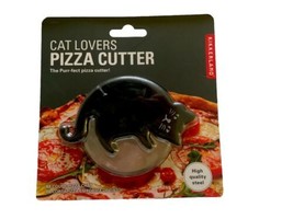 Cat Lovers Pizza Cutter By Kikkerland  The Purr-fect Pizza Cutter Kitty New - $9.89