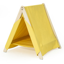 Pet Tent, Cat Tent for Indoor Cats, Wooden Cat House for small Pets,Yellow(D0102 - £56.69 GBP