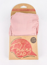 FitKicks Folding Adjustable Cap UPF 50 Active Lifestyle Hat Unisex Pink Adjustab - £11.55 GBP