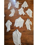 Halloween Decorations  Large Hanging Ghosts - Lot of 10 - $24.18