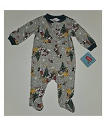 NWT Disney Minnie Mickey Mouse Pluto Christmas Footie Outfit Sleeper 0-3... - £11.69 GBP