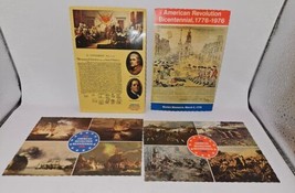 Lot Of 4 Postcard  American Revolution Bicentennial 1776-1976  Philadelphia, PA - £6.65 GBP