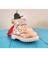 Wonder Nation Baby Girl Pinkish Star Combat Boots Size: 2 - $149.01 MXN