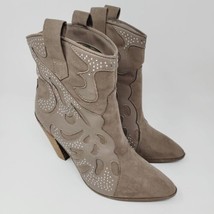 Carlos by Carlos Santana Sterling Women&#39;s Grey Western Ankle Boots Size 9 M - £47.34 GBP