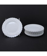 LOT OF 9 Johnson Bros Regency Snow White Snowhite 6&quot; Bread Plates - $113.72 CAD