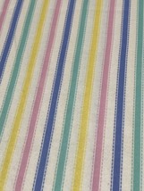 Baby Quilt fabric Stripes Pastel Blue, Pink, Yellow, Mint Springs Industries 5yd - £35.48 GBP