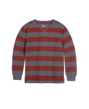 Epic Threads Toddler Boys Long Sleeve Stripe Thermal T-shirt Red Size 3T - £13.77 GBP