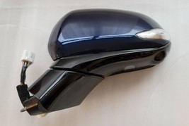 Blue LH driver side door mirror w/ BSM + BVM Camera. OEM for 2019-2021 S... - $125.98