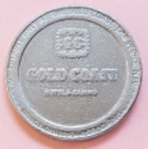 Gold Coast Las Vegas, NV $1 Metal Gaming Token 1987 - $5.95