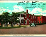 Modern Hotel Taylor Crossville Tennessee TN 1929 WB Postcard D14 - $7.87
