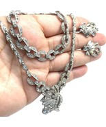 art deco rhinestones necklace 15.5” and bracelet 7”” - €54,84 EUR