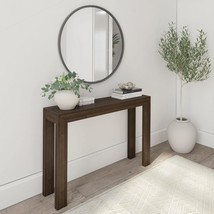 Plank+Beam Modern Solid Wood Console Table, 46.25 Inch, Sofa Table,, Walnut - $191.93