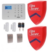 KP9 GSM Wireless DIY Home Burglar Alarm Kit E with 2 x Dummy Alarm Boxes - £200.19 GBP+