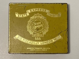 Circa 1930’s, State Express 555 Cigarettes, Litho, Tin, Vintage, London - £7.91 GBP