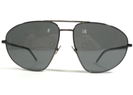 Saint Laurent Sunglasses SL211 003 Silver Square Frames with Gray Lenses - $140.07