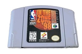 NBA: In the Zone &#39;98 (Nintendo 64, N64 1998) Authentic And Tested - $166.87 MXN