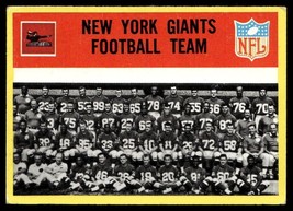 1967 Philadelphia #109 New York Giants TC VGEX-B107R12 - £39.56 GBP