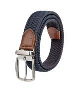 TOMMY BAHAMA BELT MENS DESIGNER BELTS FOR MEN MALE BLUE BROWN STRETCH RE... - $27.99