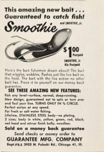 1949 Print Ad Smoothie Wiggle Waddle Fishing Lures Guarantee Co Chicago,IL - £7.03 GBP