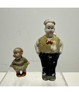 Two Antique Gasoline Alley Comics Porcelain Figures Uncle Walt &amp; Corky S... - £31.42 GBP