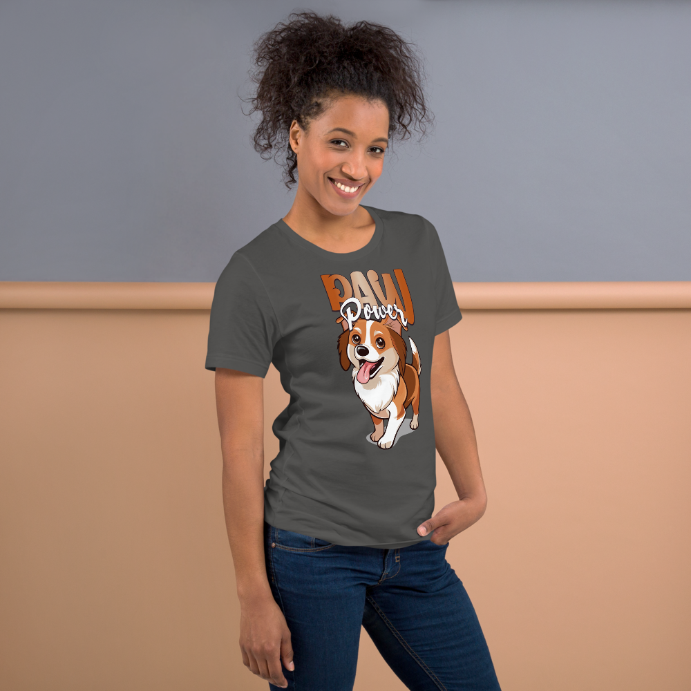 Unisex T-Shirt – Paw Power Asphalt Item image 7