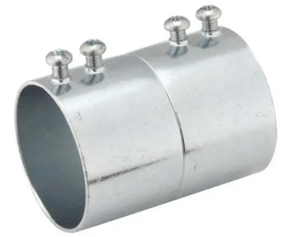 5 Pack Hubbel Raco (2154) 3-1/2 in. EMT or Rigid/IMC Set-Screw Coupling - $42.08