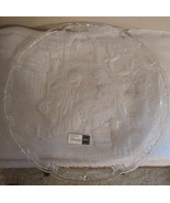 Mikasa Christmas Nativity Scene 16” Round Plate Dish Clear Frosted Etche... - $670.75 MXN