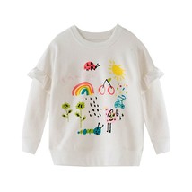 Jumping Meters New Arrival Children&#39;s Sweatshirts   Applique Fashion Cotton Girl - £59.75 GBP