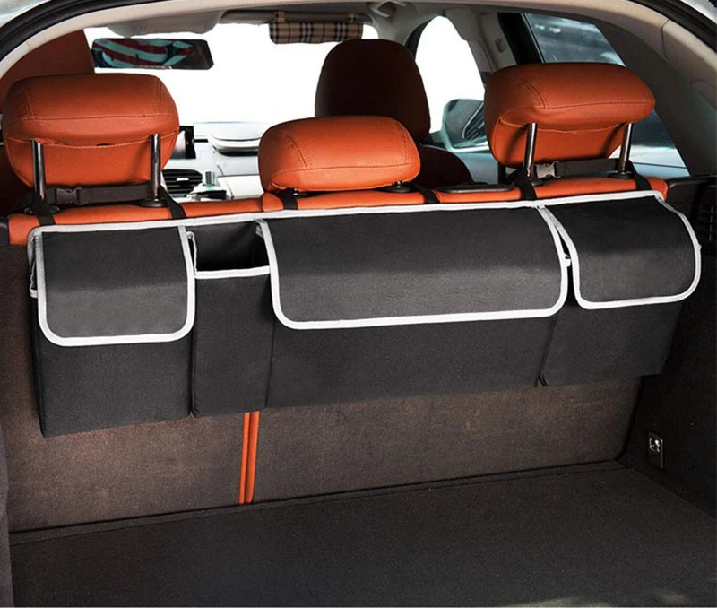 Car Trunk Organizer Pockets Large Capacity  Universal Back Seat Storage Bag Auto - £16.71 GBP