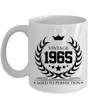 Limited Edition 1965 Mug 11oz 60th Birthday 60 Aged To Perfection Vintage Cup - £13.32 GBP