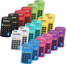 18 Pcs. Of Pocket Size Student Function Calculator Bulk Mini Colorful Ca... - $40.97