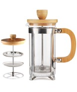 12 Oz French Press Coffee/Tea Maker Single Cup Espresso Press Stainless ... - £26.12 GBP