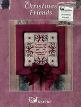 Just Nan Christmas Friends Counted Cross Stitch Chart w/Beads 2001 JN095 - $14.84