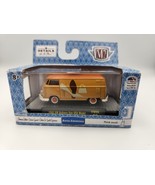 M2 MACHINES AUTO-THENTICS 1960 VW DELIVERY VAN USA MODEL VW06 ORANGE SHO... - $9.08