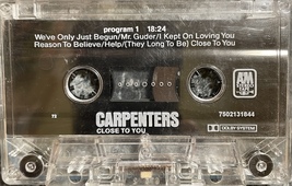 The Carpenters - Close to You - Cassette - £3.61 GBP