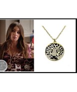 sofia vergara cheetah gold necklace as seen on modern family - £29.40 GBP