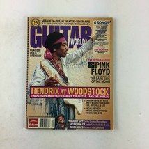 Guitar World Magazine Hendrix at Woodstock Pink Floyd Megadeth Iron Maiden - £12.08 GBP