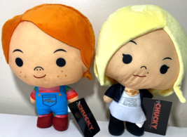 Set of 2 Plush Toys Chucky and Tiffany. Child&#39;s Play . Large 11 inch New w/tag - £25.95 GBP
