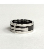 Men&#39;s Cross Ring, Titanium Steel ring Ring, Men&#39;s Band, Engagement Ring - $9.99