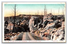 Haynes Yellowstone No. 156 Silver Gate and Hoodoos Wyoming UNP WB Postcard XB7 - $3.91