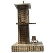 2006 Folk Art Sculpture USC UCLA Mini Beach Tower Rolled Newspaper Signe... - $136.99