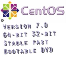 CentOS 7 64 Bit 32 Bit Linux OS DVD installer Laser Printed Label Fast Shipping - £7.87 GBP