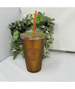 Starbucks Copper Gold Studded 16 oz Tumbler 50th Anniversary Limited Edi... - $24.47