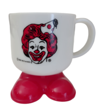 Vintage 1985 McDonald&#39;s Plastic Party Cup Ronald McDonald Mug Red Clown Feet EUC - £9.34 GBP