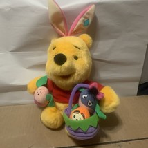 1999 Disney Easter Bunny Winnie The Pooh Bear Plush (Eeyore, Tigger, Piglet) VTG - $14.03