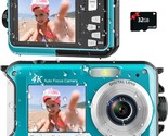 Compact Floatable Point And Shoot Digital Camera, 11Ft Waterproof, 32Gb ... - $103.98