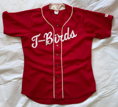 Vintage Red T-Birds Baseball Wilson Jersey  Size 42 Made in USA - £19.45 GBP
